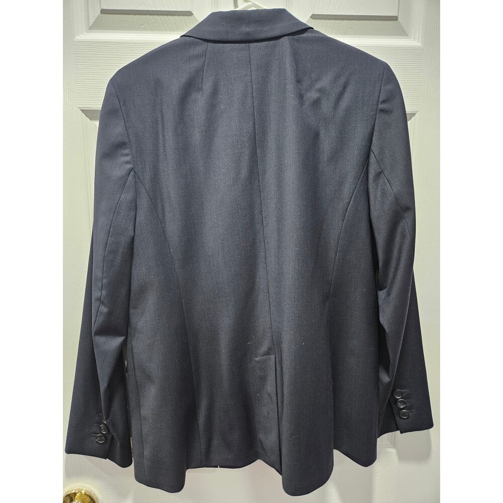 NWT Talbots Wool Blend Navy Blue Blazer Jacket Women's Size 10 MSRP $209.00 - Picture 7 of 10